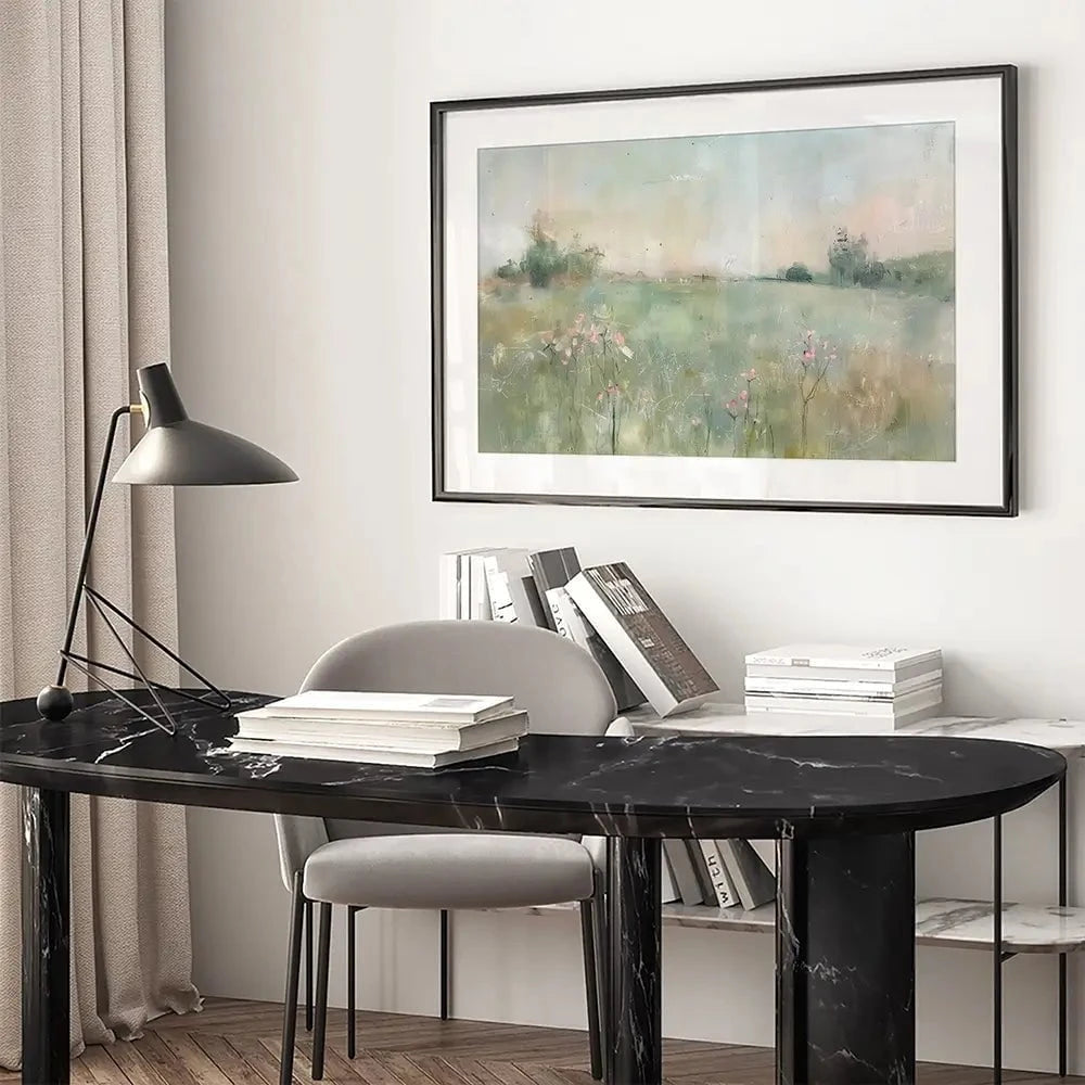 Muted Spring Landscape 2 Framed Art Print Muted Spring Landscape 2 Framed Art Print wall art product Paper House Prints - Independent