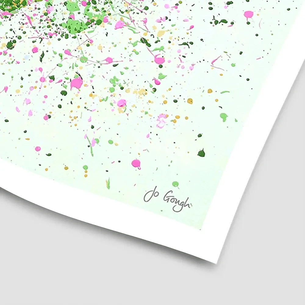 My Heart Blooms For You Art Print My Heart Blooms For You Art Print wall art product Jo Gough