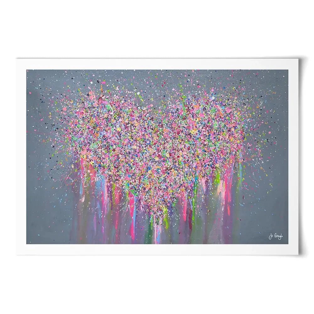 My Heart Is Full Of Joy Art Print My Heart Is Full Of Joy Art Print wall art product Jo Gough