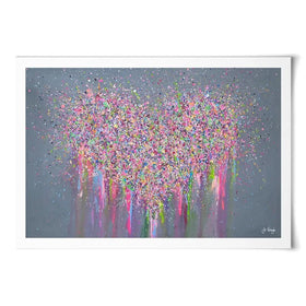 My Heart Is Full Of Joy Art Print My Heart Is Full Of Joy Art Print wall art product Jo Gough