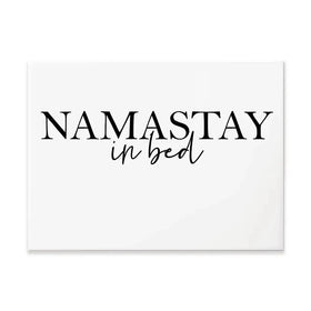 Namastay In Bed Canvas Print Namastay In Bed Canvas Print wall art product K Lyon