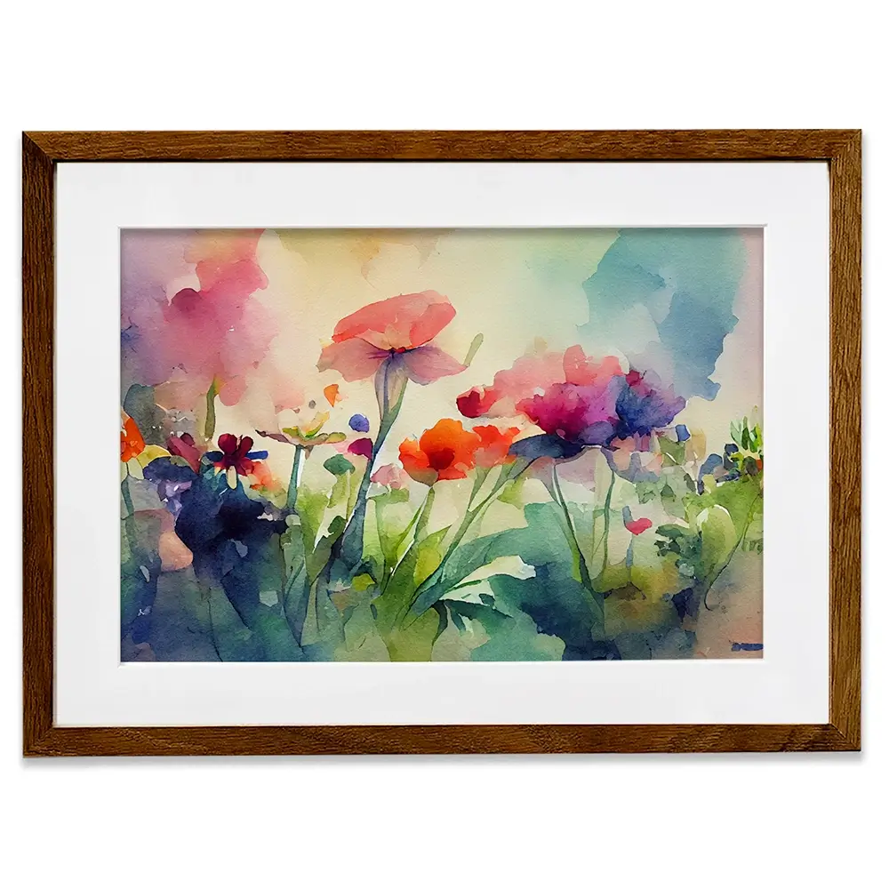 Nature In Watercolour Framed Art Print Nature In Watercolour Framed Art Print | Nature In Watercolour Prints wall art product artisticanarchy / Shutterstock