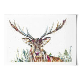 Nature Stag Art Print Nature Stag Art Print wall art product Nicola Jane Rowles