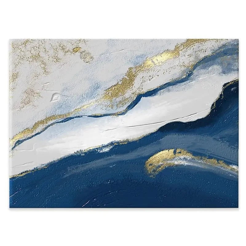 Navy And White Canvas Print Navy And White Canvas Print wall art product Muzi pear studio / Shutterstock