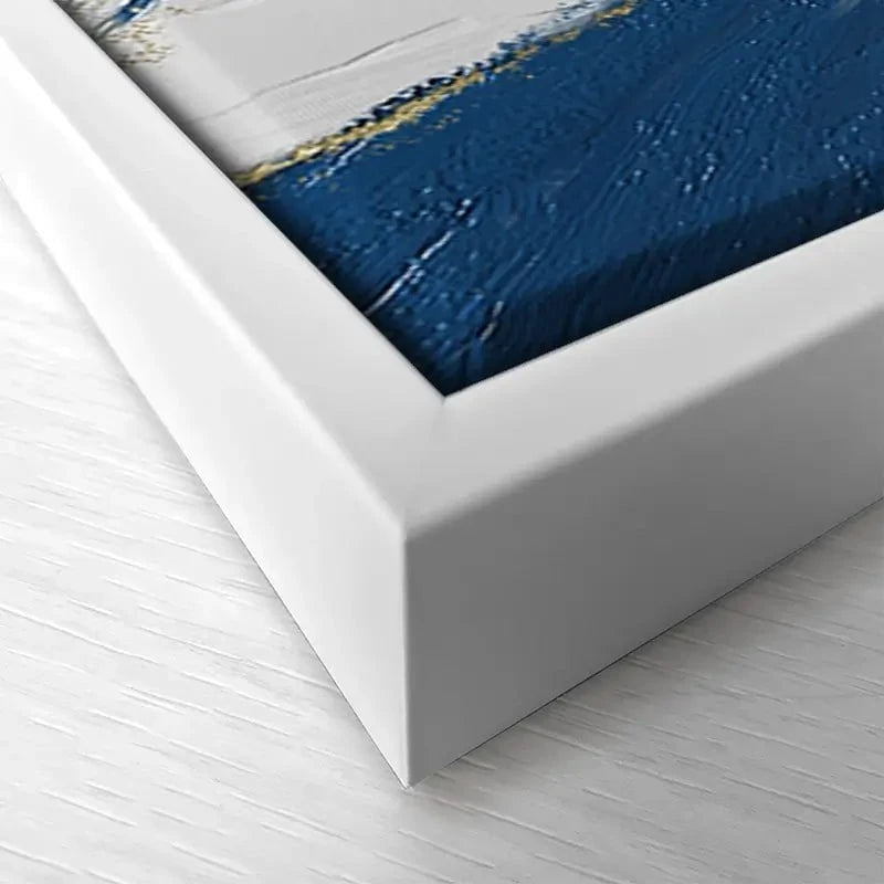 Navy And White Canvas Print Navy And White Canvas Print wall art product Muzi pear studio / Shutterstock