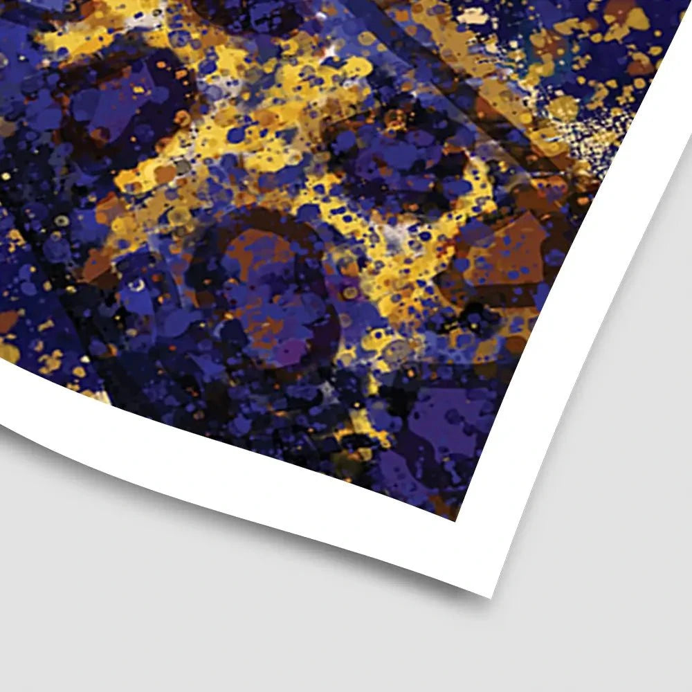 Navy Giraffe Splash Art Print Navy Giraffe Splash Art Print wall art product D Mosconi