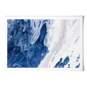 Navy White Mix Art Print Navy White Mix Art Print wall art product Ksenia Zu / Shutterstock