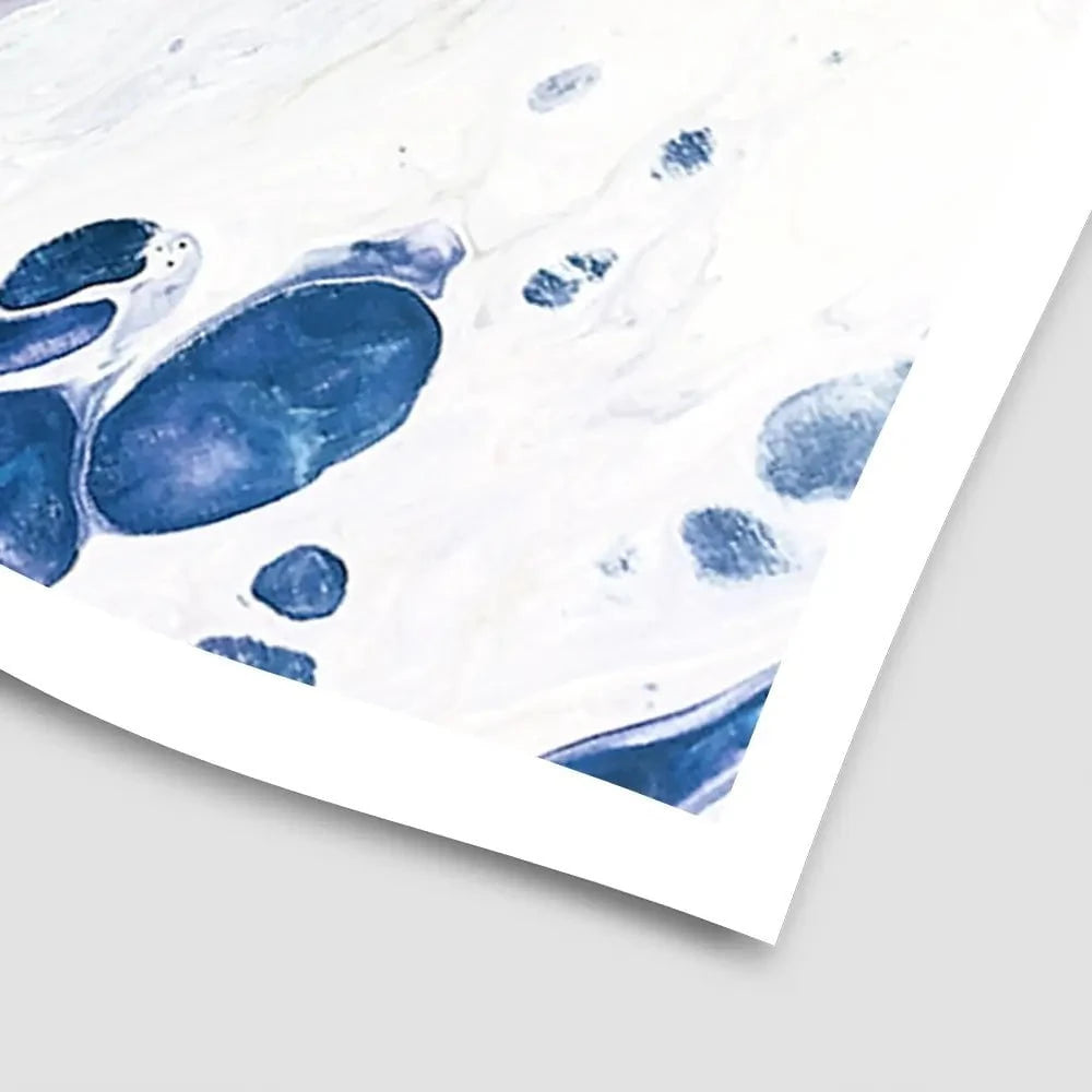 Navy White Mix Art Print Navy White Mix Art Print wall art product Ksenia Zu / Shutterstock