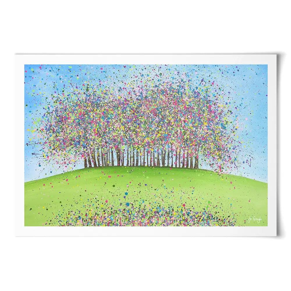 Nearly There Trees Art Print Nearly There Trees Art Print wall art product Jo Gough