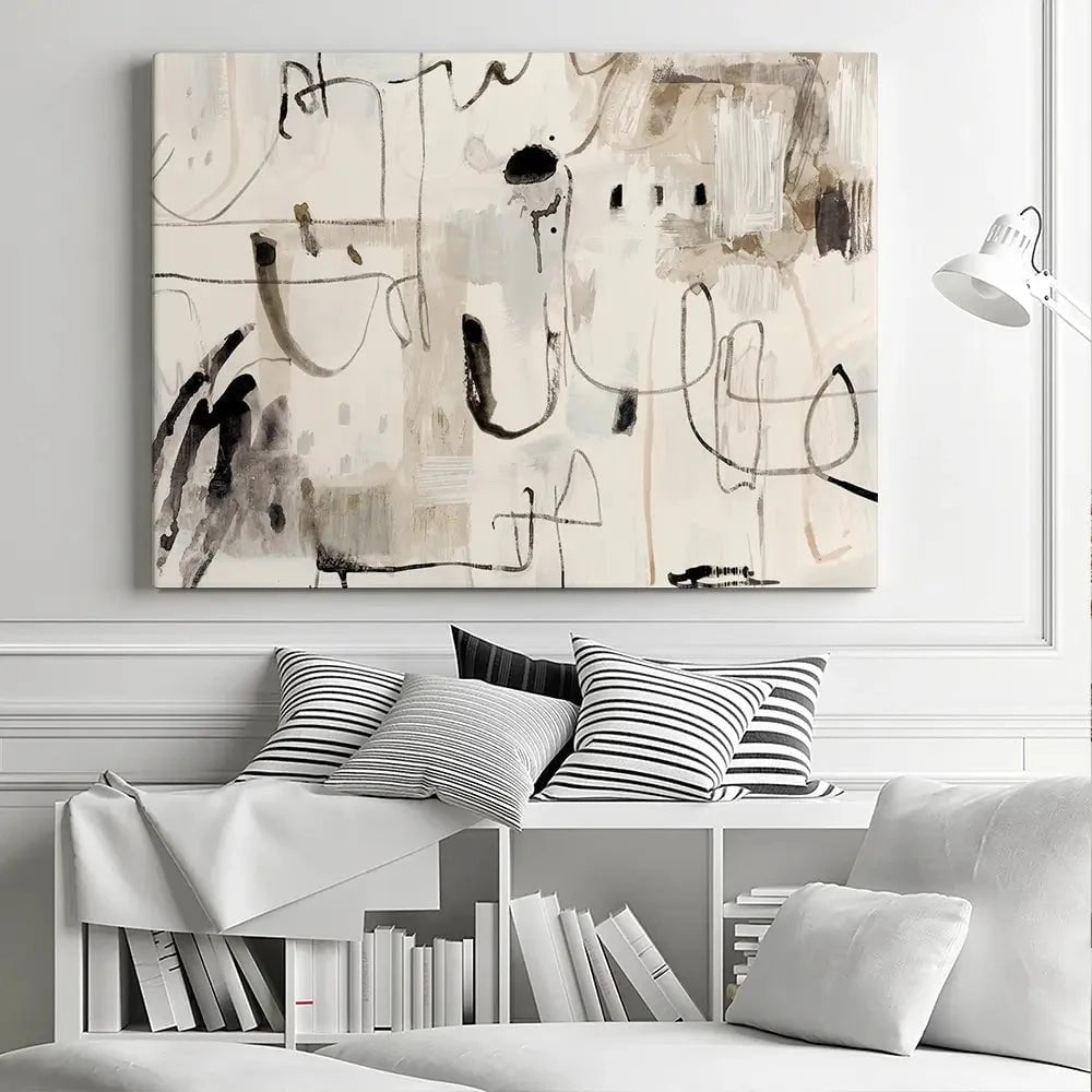Net Neutral Canvas Print Net Neutral Canvas Print wall art product Victoria Barnes