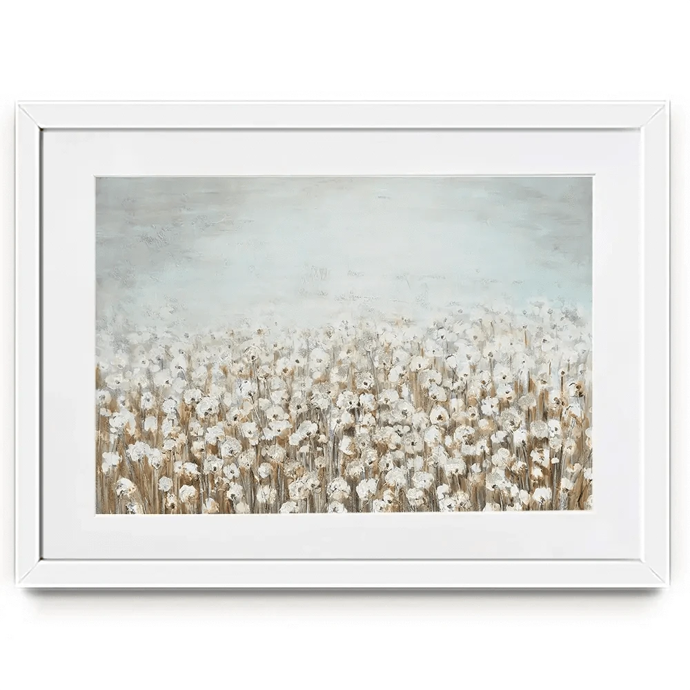 Neutral Florals Framed Art Print Neutral Florals Framed Art Print wall art product CHENYU ARTS / Shutterstock