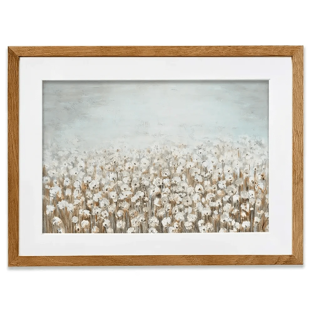 Neutral Florals Framed Art Print Neutral Florals Framed Art Print wall art product CHENYU ARTS / Shutterstock