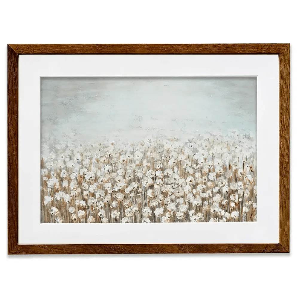 Neutral Florals Framed Art Print Neutral Florals Framed Art Print wall art product CHENYU ARTS / Shutterstock