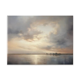 Neutral Stormy Sky Canvas Print Neutral Stormy Sky Canvas Print wall art product Arlington Prints - Independent