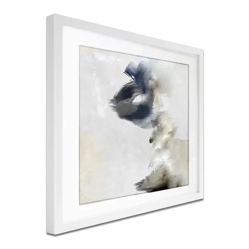 Neutral Swirl Framed Art Print Neutral Swirl Framed Art Print wall art product Roberto Moro
