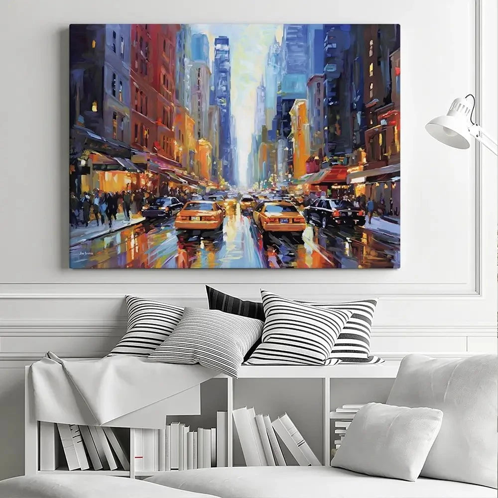 New York City Canvas Print New York City Canvas Print wall art product Leon Devenice