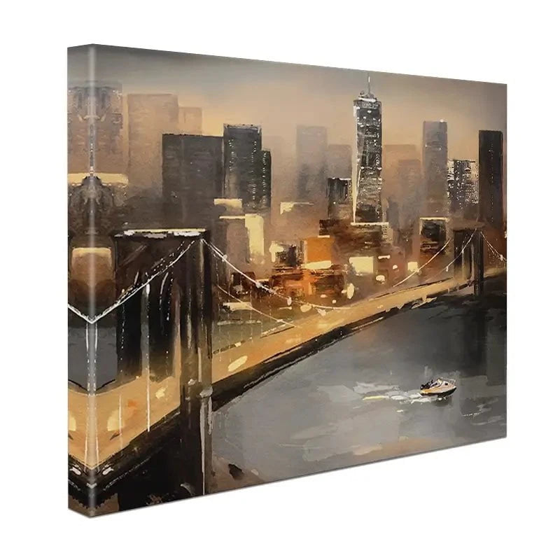 New York From Afar Canvas Print New York From Afar Canvas Print wall art product lisima / Shutterstock