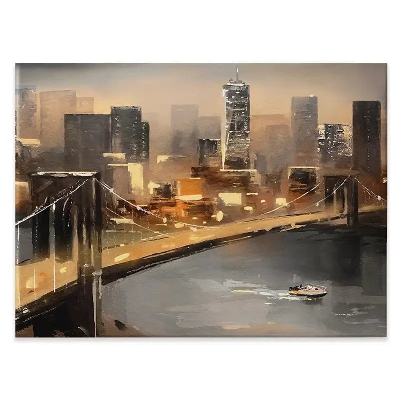 New York From Afar Canvas Print New York From Afar Canvas Print wall art product lisima / Shutterstock