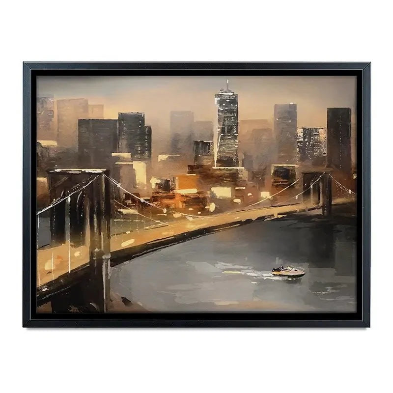 New York From Afar Canvas Print New York From Afar Canvas Print wall art product lisima / Shutterstock
