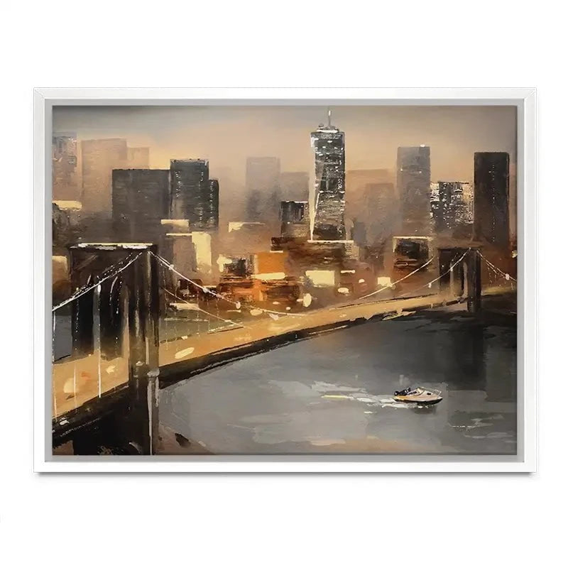 New York From Afar Canvas Print New York From Afar Canvas Print wall art product lisima / Shutterstock
