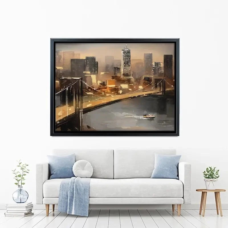 New York From Afar Canvas Print New York From Afar Canvas Print wall art product lisima / Shutterstock
