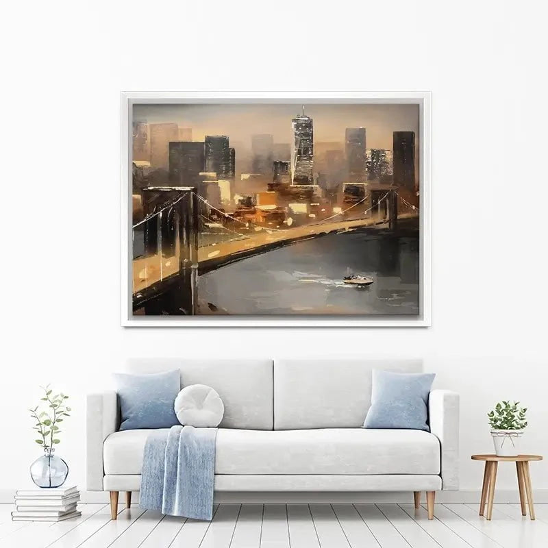 New York From Afar Canvas Print New York From Afar Canvas Print wall art product lisima / Shutterstock