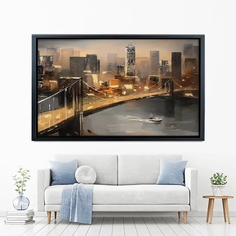 New York From Afar Canvas Print New York From Afar Canvas Print wall art product lisima / Shutterstock