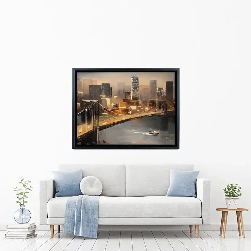 New York From Afar Canvas Print New York From Afar Canvas Print wall art product lisima / Shutterstock