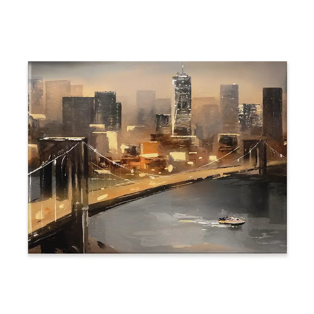 New York From Afar Canvas Print New York From Afar Canvas Print wall art product lisima / Shutterstock