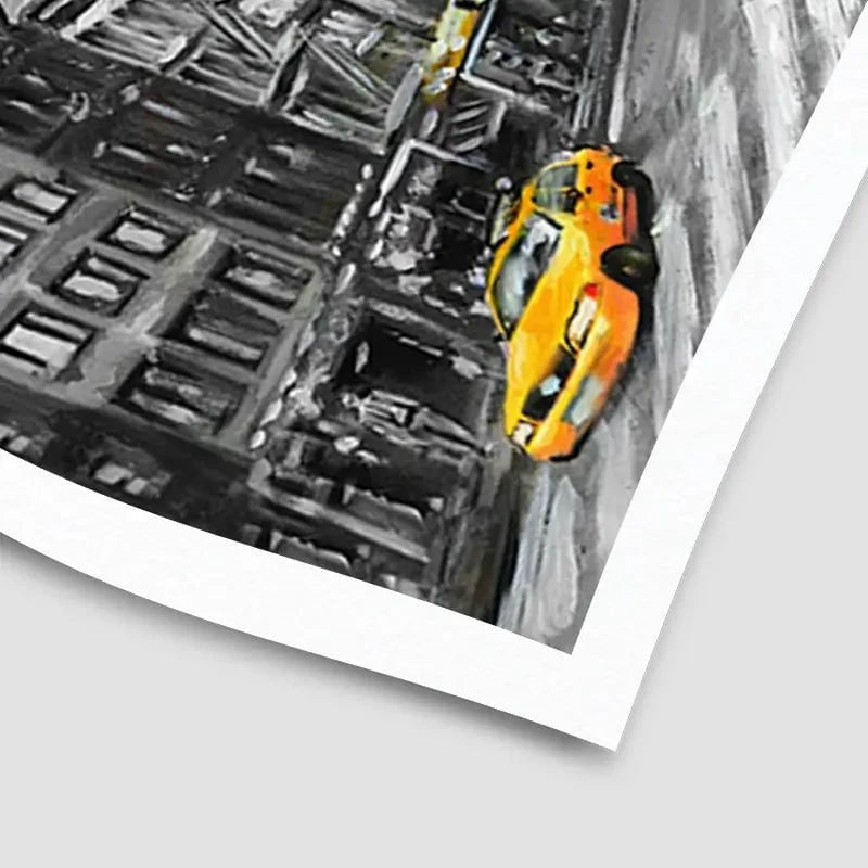 New York In Grey And Yellow Art Print New York In Grey And Yellow Art Print wall art product lisima / Shutterstock