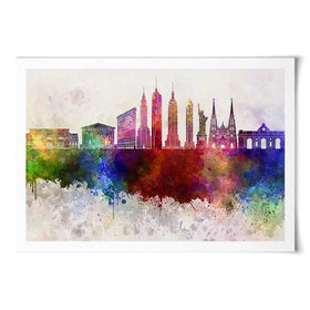 New York Skyline Art Print New York Skyline Art Print wall art product Cristina Romero Palma / Shutterstock