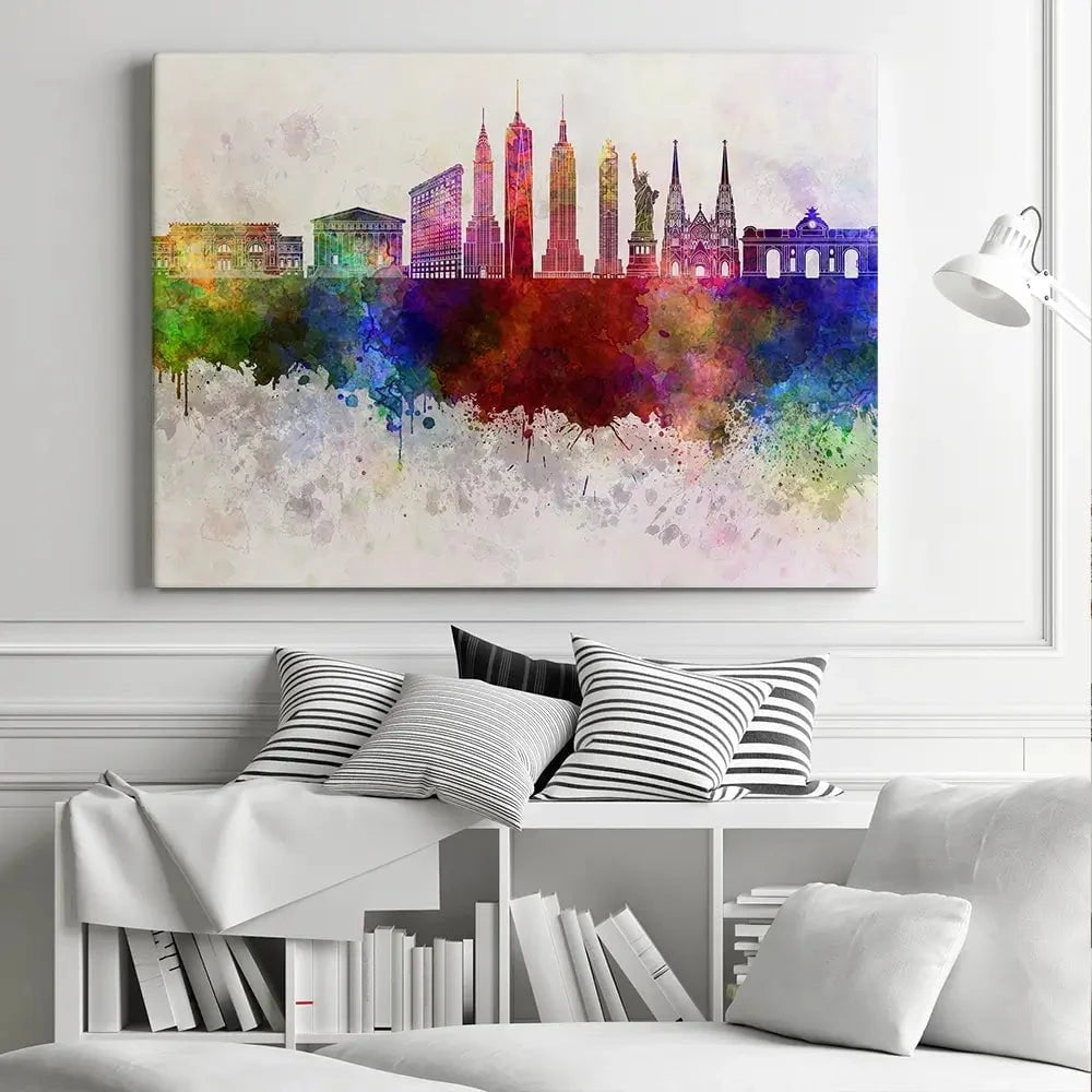 New York Skyline Canvas Print New York Skyline Canvas Print wall art product Cristina Romero Palma / Shutterstock