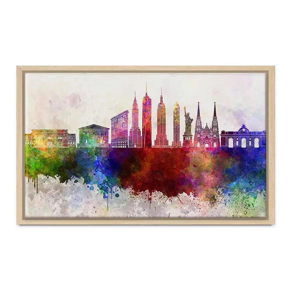 New York Skyline Canvas Print New York Skyline Canvas Print wall art product Cristina Romero Palma / Shutterstock