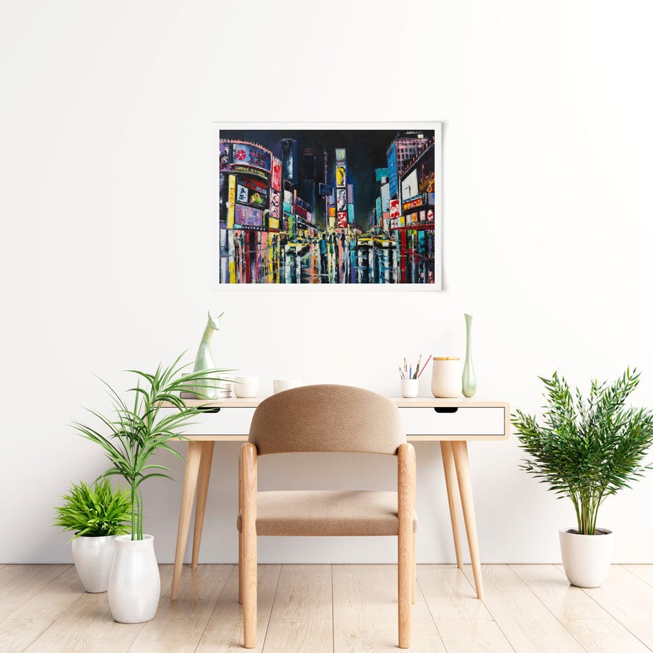New York Times Square Art Print wall art product / Shutterstock