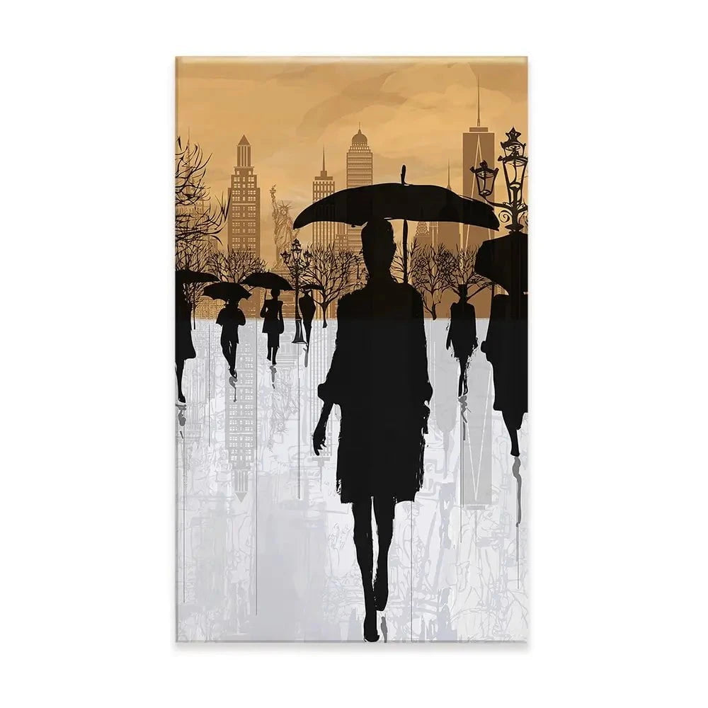 New York Umbrellas Canvas Print New York Umbrellas Canvas Print wall art product isaxar / Shutterstock