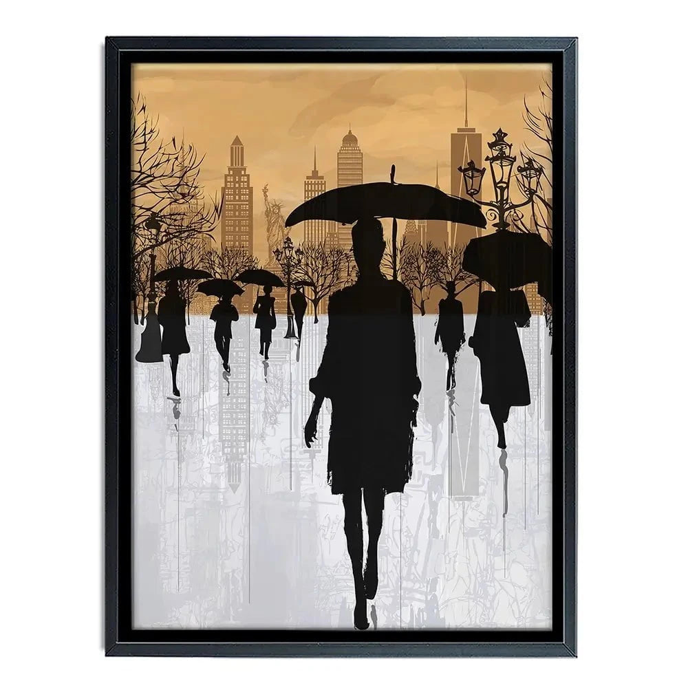 New York Umbrellas Canvas Print New York Umbrellas Canvas Print wall art product isaxar / Shutterstock