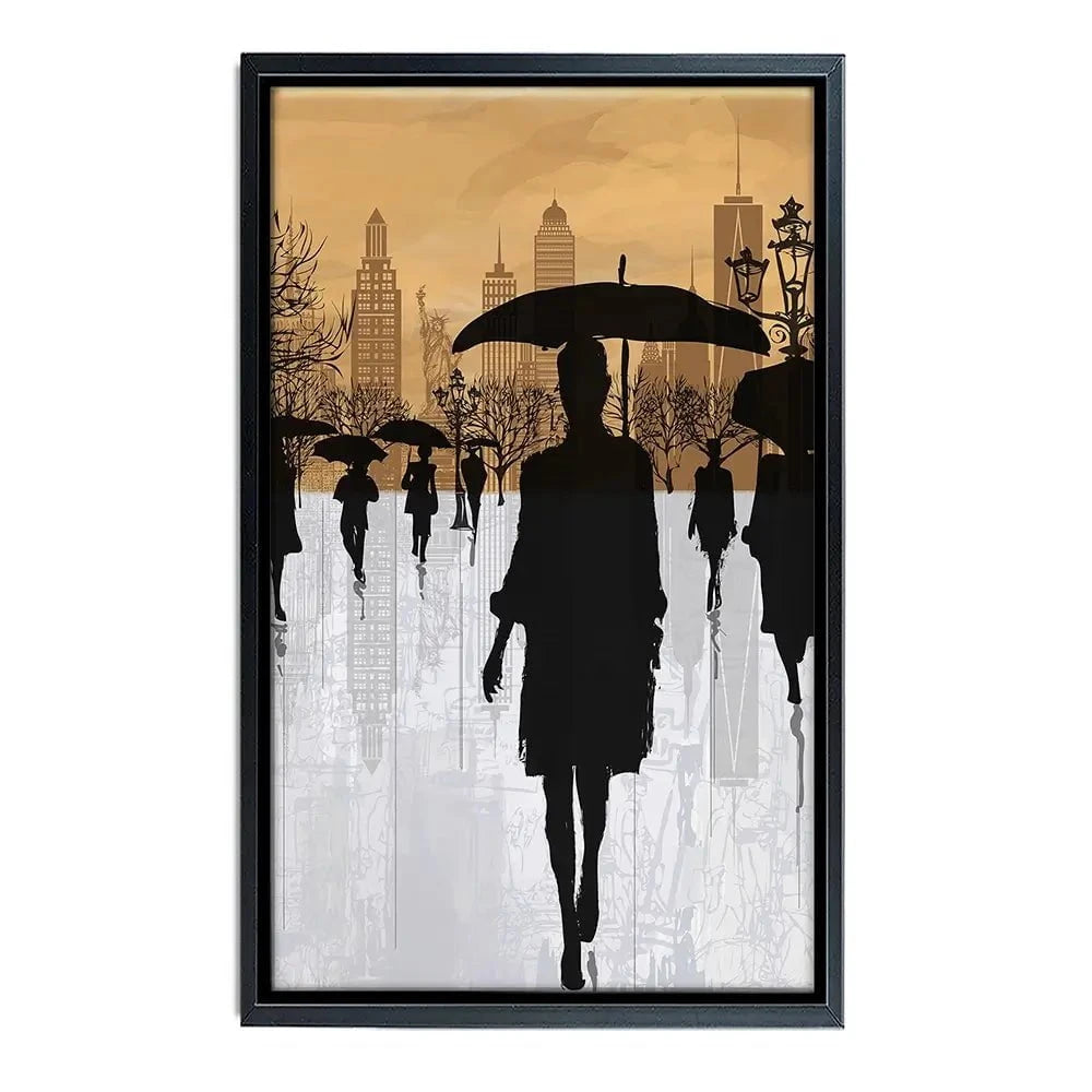 New York Umbrellas Canvas Print New York Umbrellas Canvas Print wall art product isaxar / Shutterstock