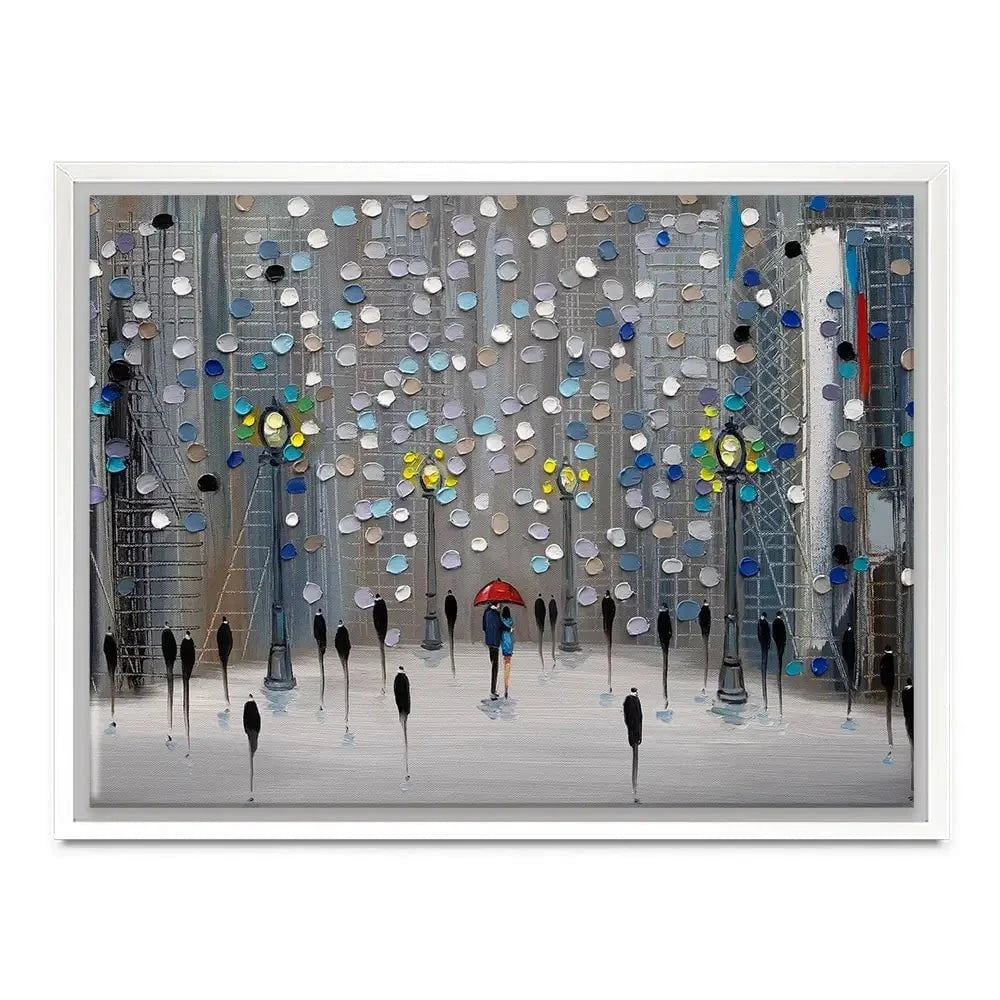 Night City Park Canvas Print Night City Park Canvas Print wall art product Ekaterina Ermilkina
