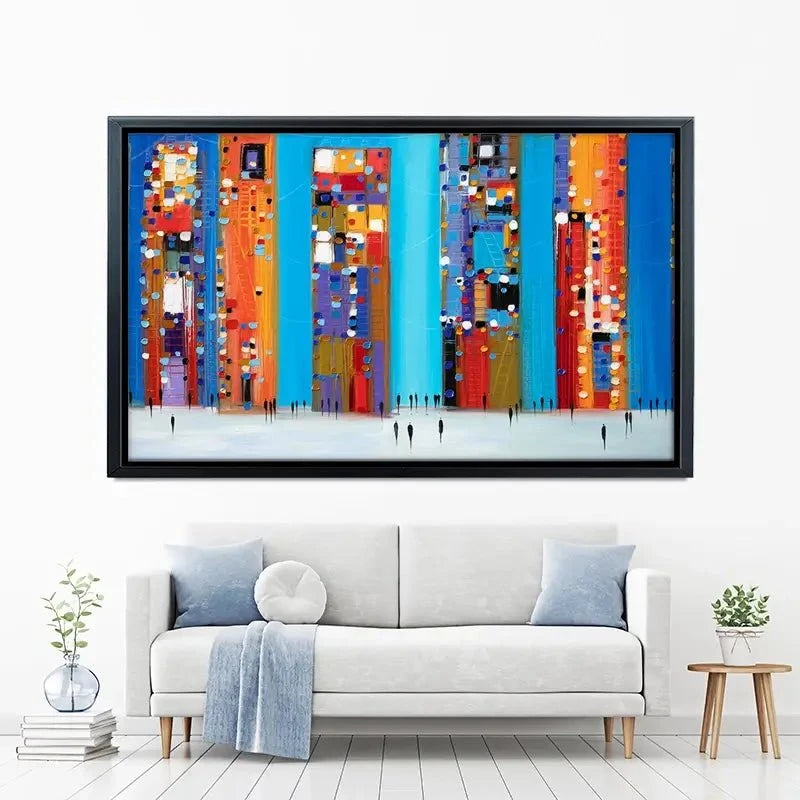 Night Out Canvas Print Night Out Canvas Print wall art product Ekaterina Ermilkina