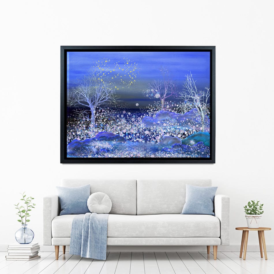Night Snowfall Canvas Print wall art product kasyanovart / Shutterstock