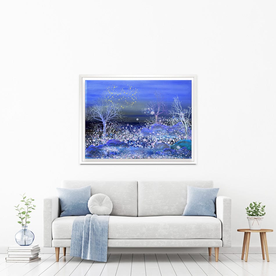 Night Snowfall Canvas Print wall art product kasyanovart / Shutterstock