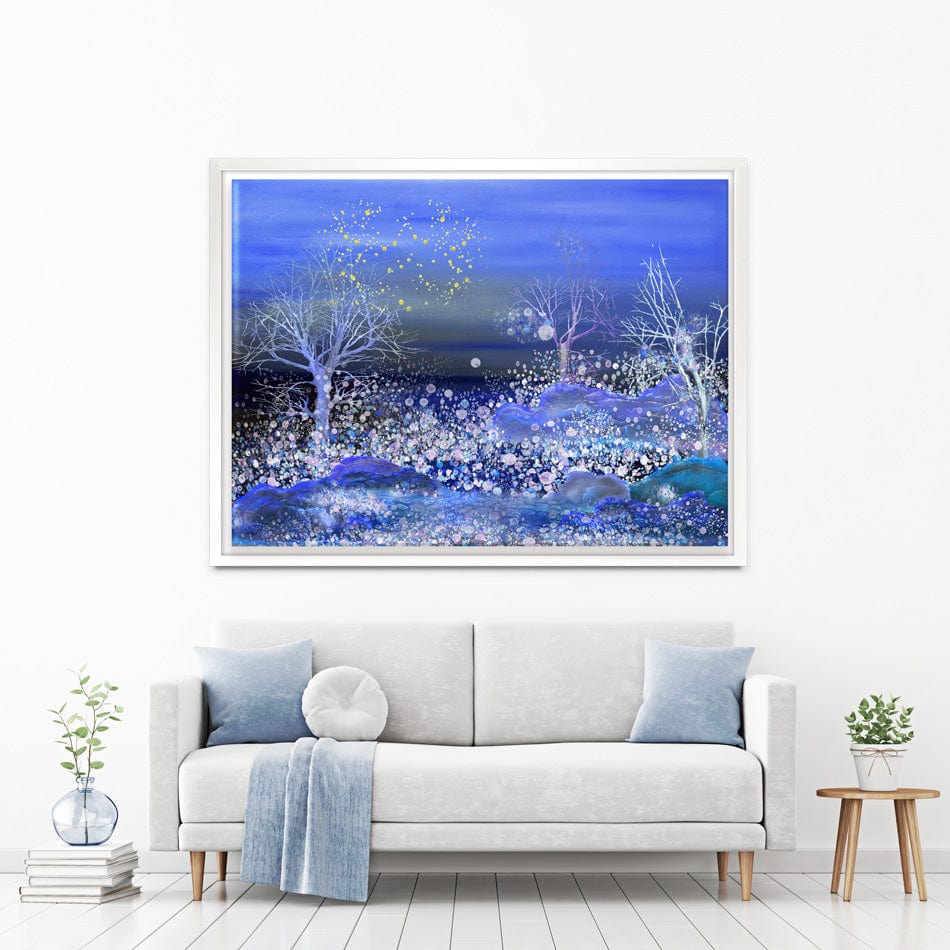 Night Snowfall Canvas Print wall art product kasyanovart / Shutterstock