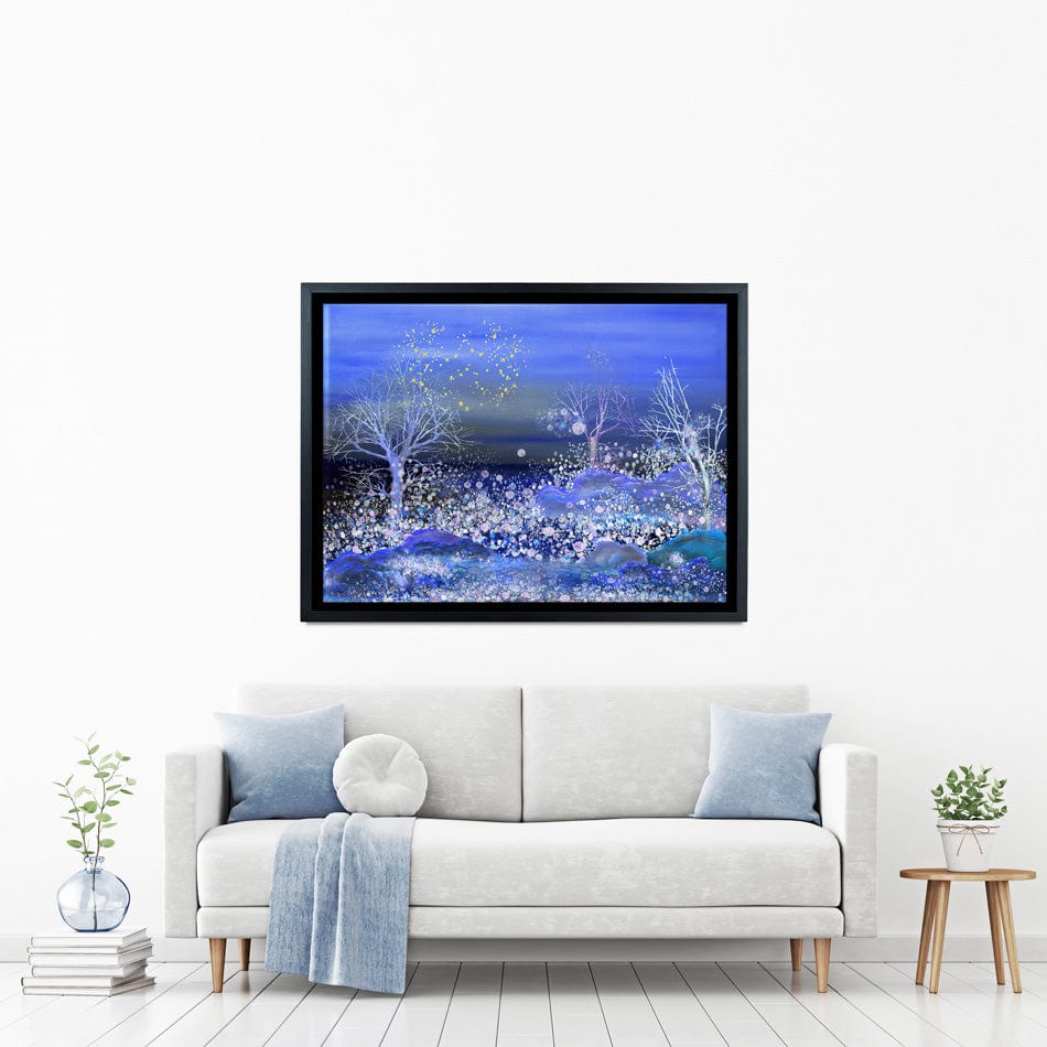 Night Snowfall Canvas Print wall art product kasyanovart / Shutterstock