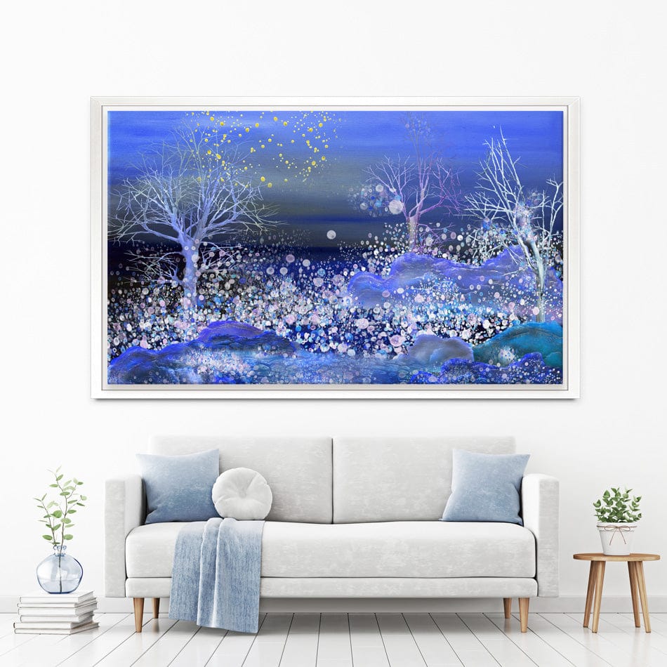 Night Snowfall Canvas Print wall art product kasyanovart / Shutterstock