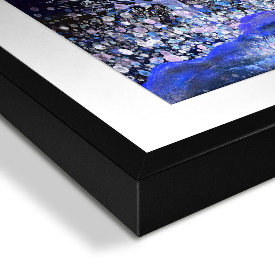 Night Snowfall Framed Art Print wall art product kasyanovart / Shutterstock