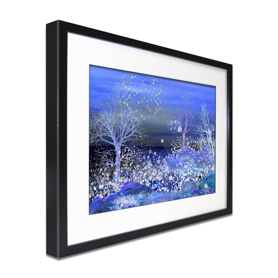 Night Snowfall Framed Art Print wall art product kasyanovart / Shutterstock