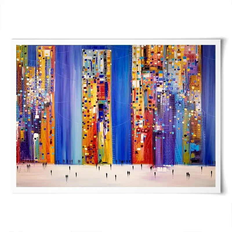Night Streets Art Print Night Streets Art Print wall art product Ekaterina Ermilkina