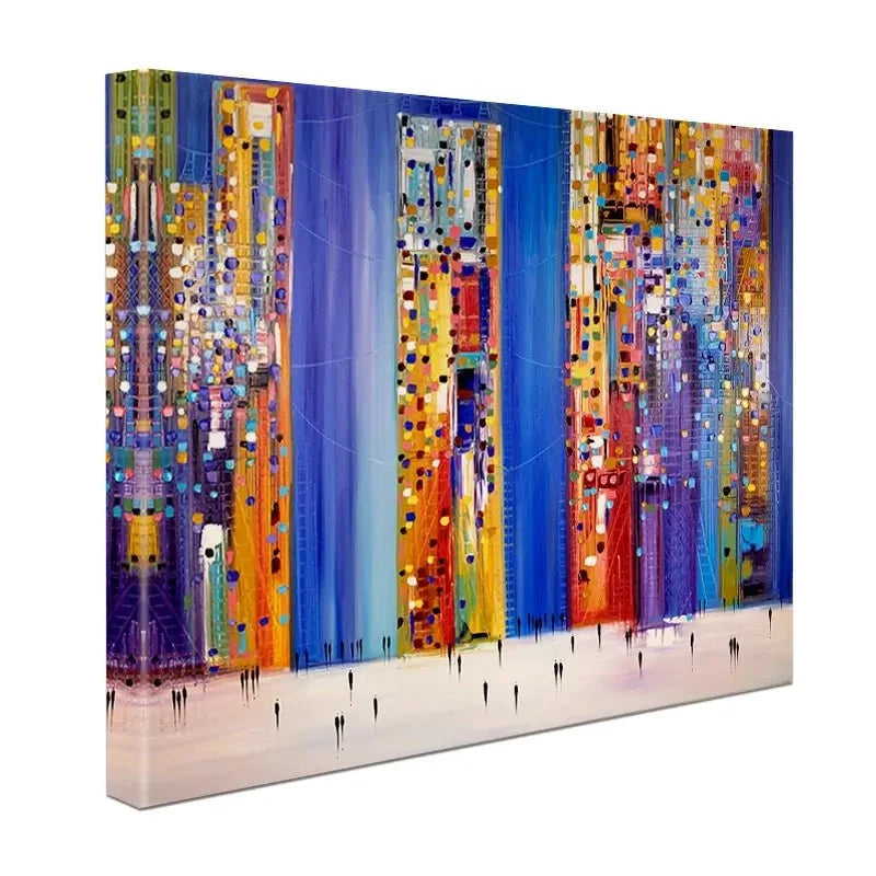 Night Streets Canvas Print Night Streets Canvas Print wall art product Ekaterina Ermilkina