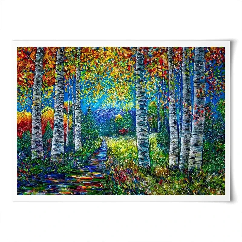 Nocturne Blue Landscape Art Print Nocturne Blue Landscape Art Print wall art product Lena Owens - Independent