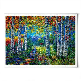 Nocturne Blue Landscape Art Print Nocturne Blue Landscape Art Print wall art product Lena Owens - Independent